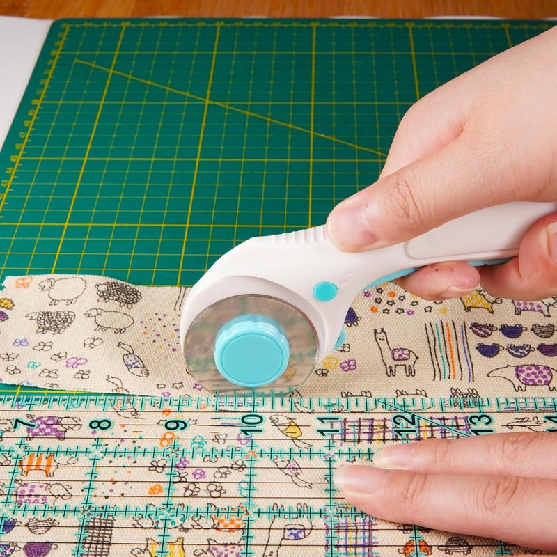 MANUFORE Quilting Ruler 15 x 60cm Sewing Acrylic Ruler Anti-Slip Metric Ruler DIY Quilting Tools with Clear Printed Lines for Precise Cutting - Image 3